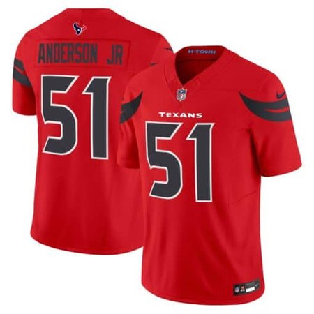 Men's Will Anderson Jr. Red Houston Texans #51 2nd Alternate Vapor F.U.S.E. Limited Jersey